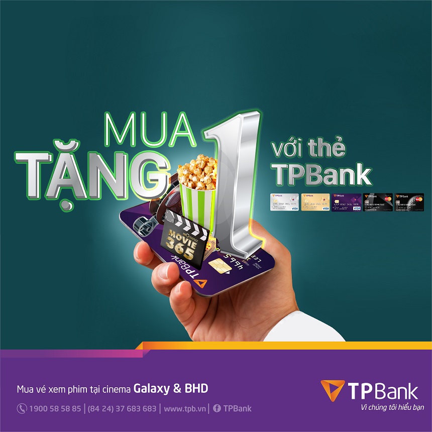 mua 1 tặng 1 vé xem phim tại BHD và Galaxy