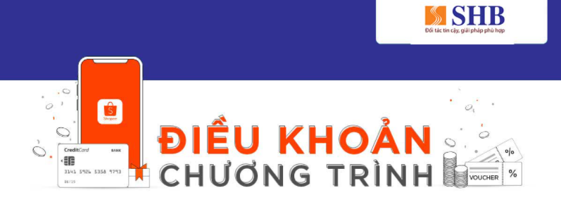 Ưu đãi Thẻ tín dụng Quốc tế SHB cùng Shopee