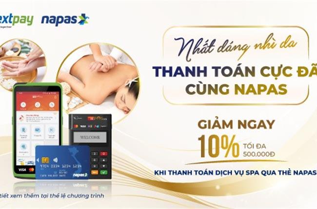 Giảm 10% với các dịch vụ dịch vụ Spa/làm đẹp cho chủ thẻ ghi nợ nội địa Vietcombank