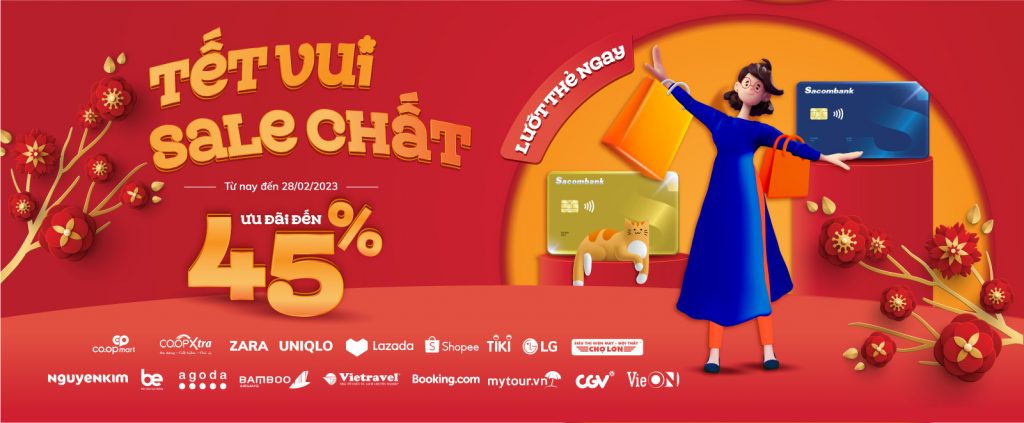 Giảm đến 30.000 VND dành cho chủ thẻ Sacombank tại Be